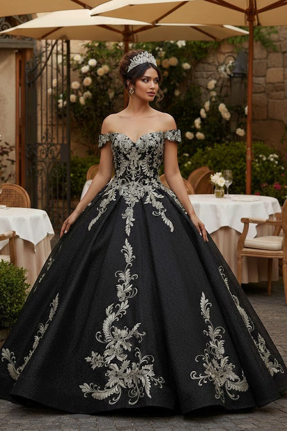 Red And Gold Quinceanera Dresses | Ball Gown