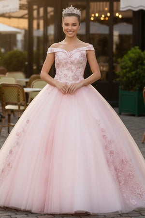 Blush Ball Gown Dress by Elizabeth K GL2802