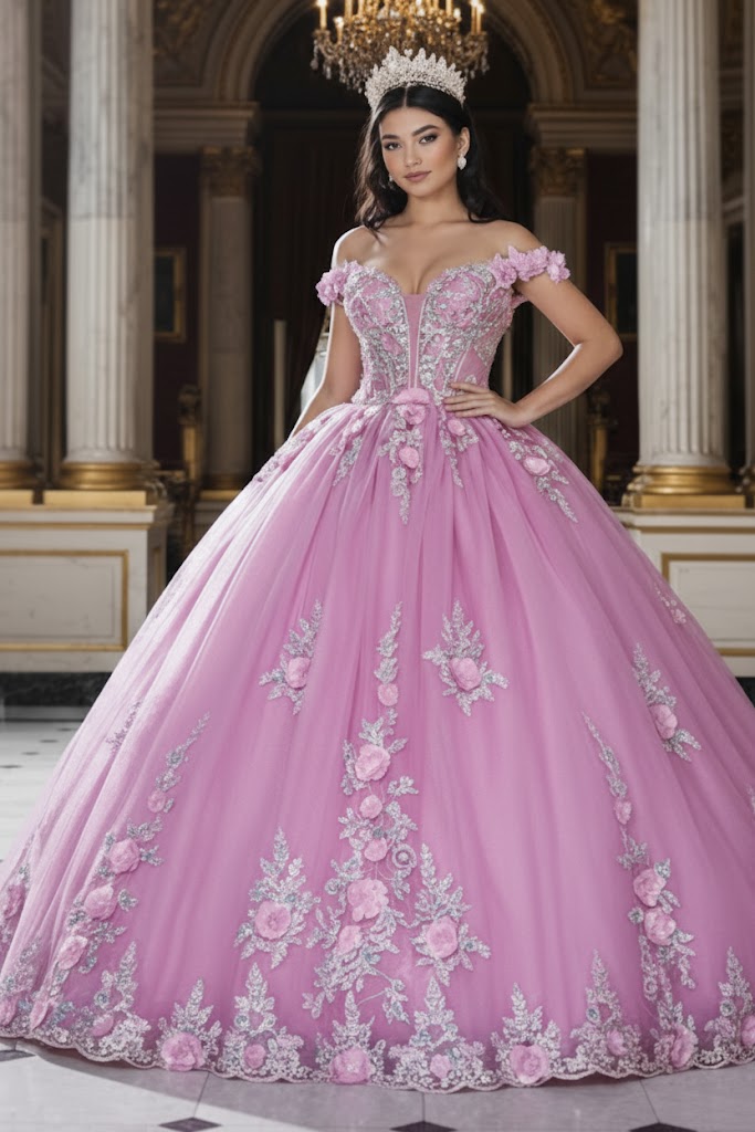 Gala Gown Off Shoulder Sheer Corset  Prom Dress By Layla K LK262