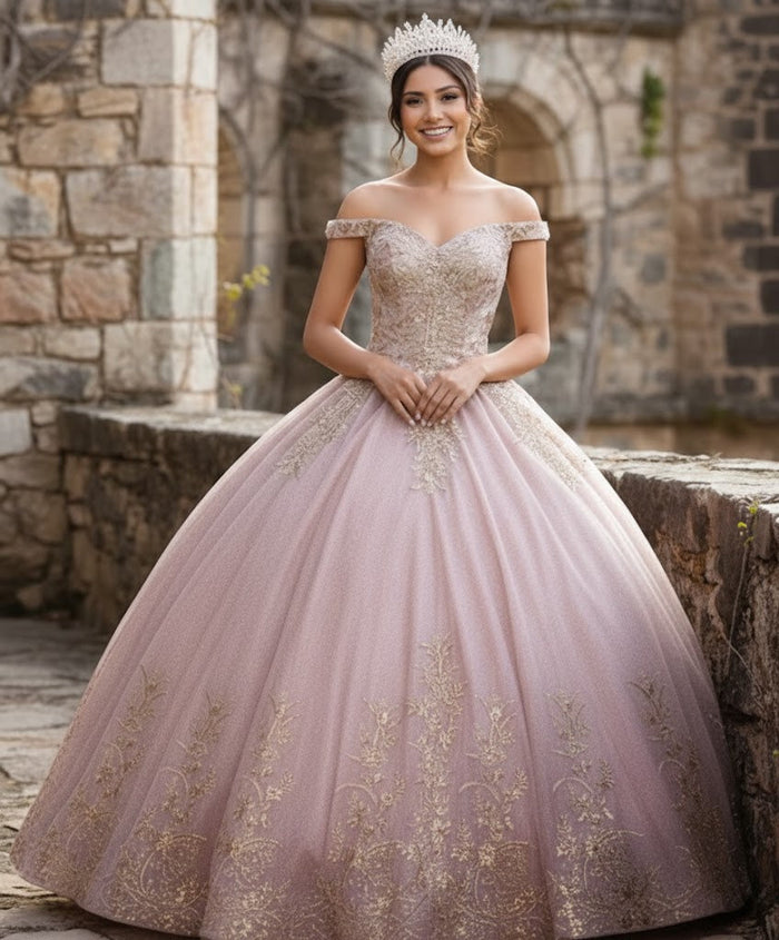 Plus Size Ball Gown in Hunter Green | Formal Quinceanera Dress by LK220