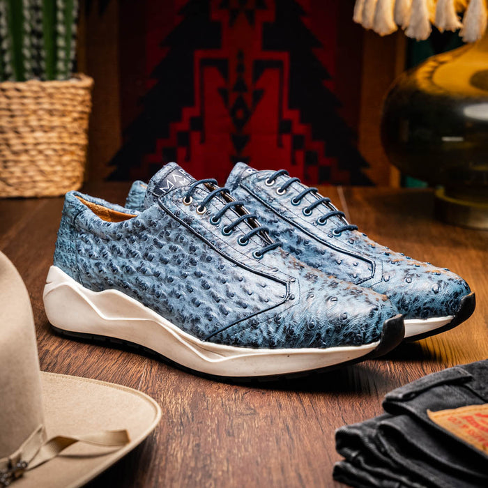 Marco Di Milano Varenna Loafer: Blue Jeans Italian Leather