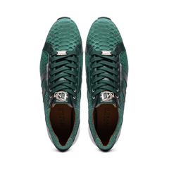 marco-di-milano-verona-green-python-calfskin-sneakers