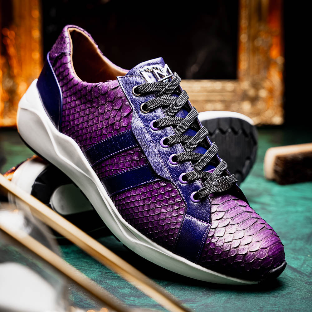 Marco Di Milano Verona Purple Leather Loafers