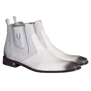 Vestigium Cat Shark Chelsea Boots Faded White