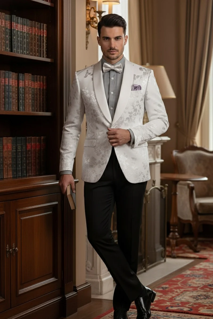 Fusion White Tuxedo Jacket