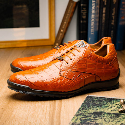 Marco Di Milano Vulcan Honey Leather Loafers
