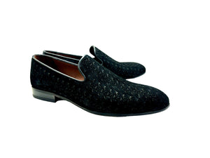 P000503 - Warren Loafer Black Suede
