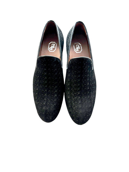 P000503 - Warren Loafer Black Suede