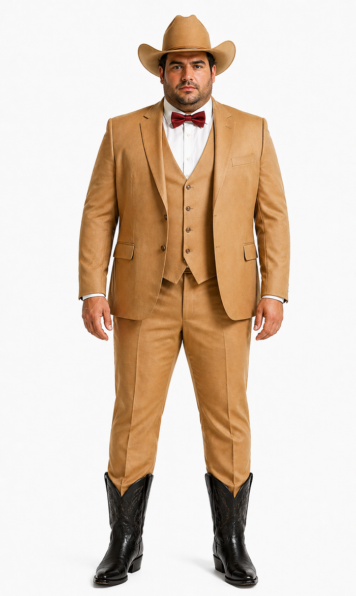 Western Suit - Tan Cowboy Tuxedo - Traje Para Hombre