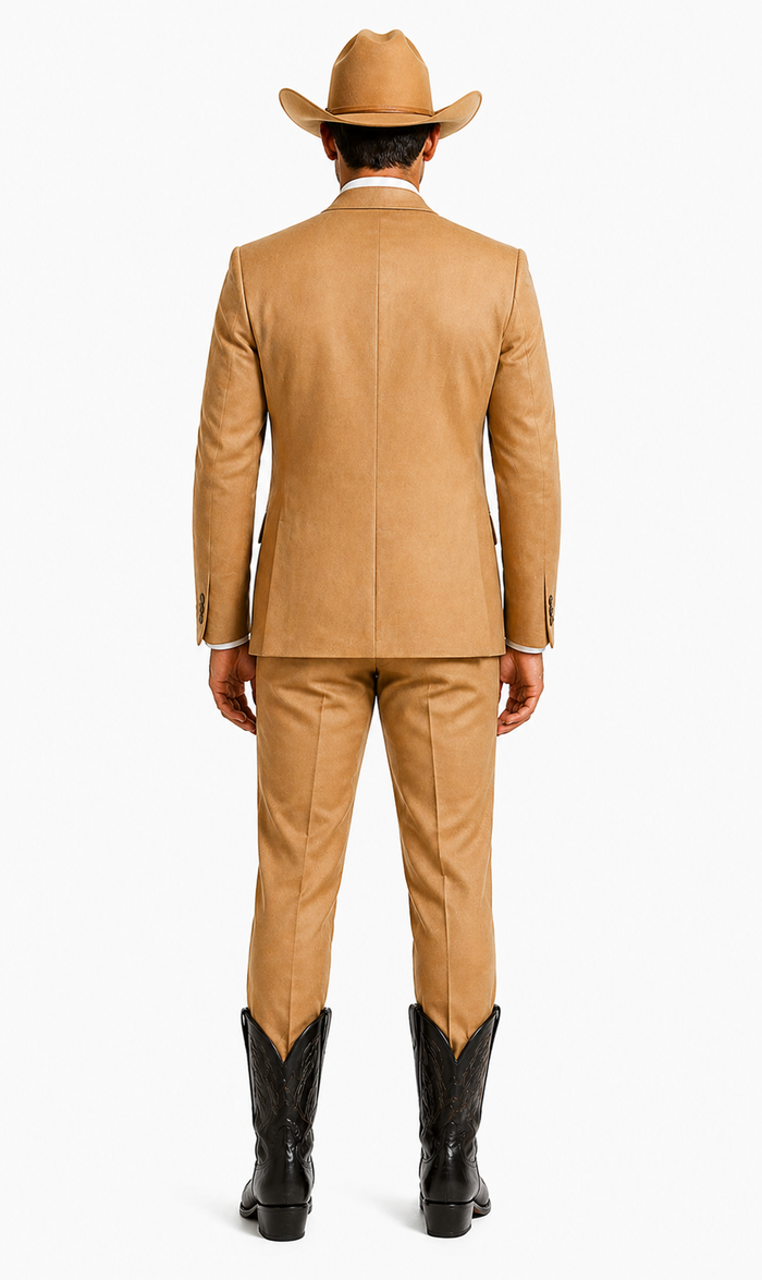 Western Suit - Tan Cowboy Tuxedo - Traje Para Hombre