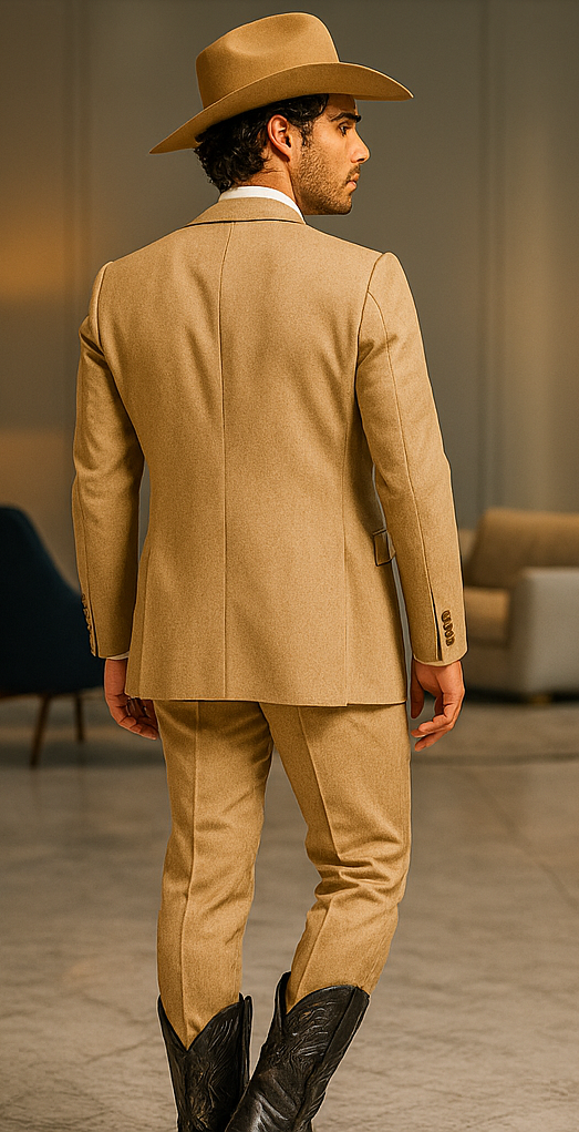 Tan Cowboy Wedding Suit for Every Occasion