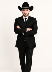western-suit-trajes-para-hombres-cowboy-formal-attire-trajes-de-novio-four-button-black-suit