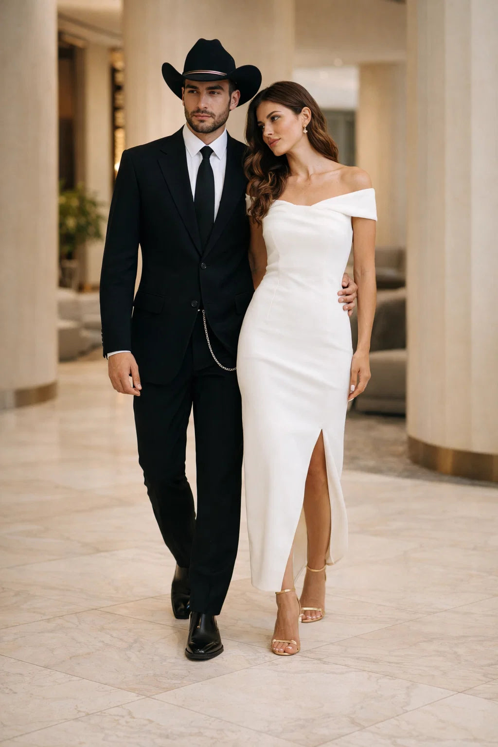 Western Suit - Trajes Para Hombres - Cowboy Formal Attire - Trajes De Novio - Four Button Black Suit