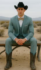 western-suit-trajes-para-hombres-cowboy-formal-attire-trajes-de-novio-green