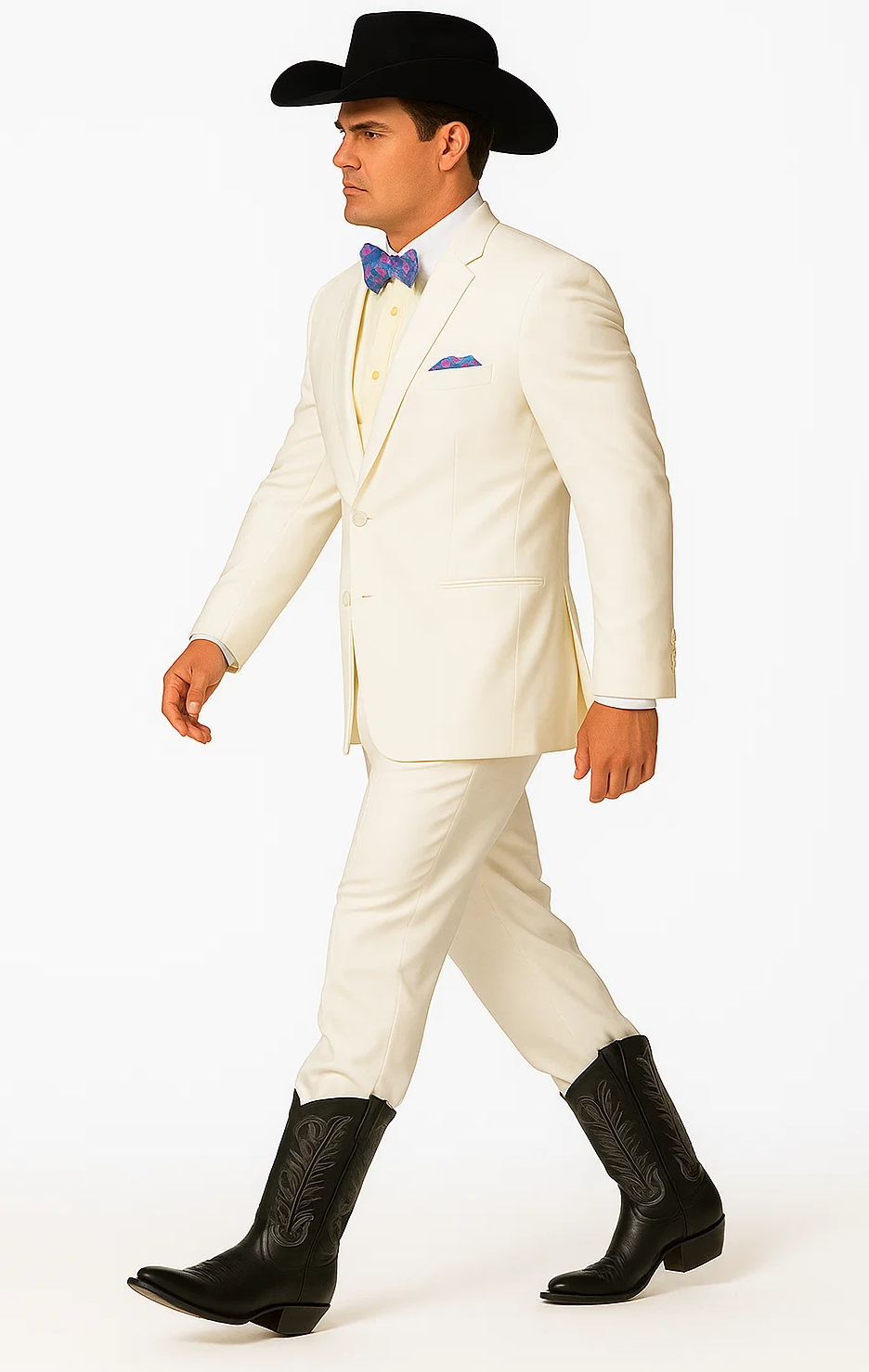 Ropa Traje Ivory 34 Western Suit Trajes Para Hombres Cowboy Formal