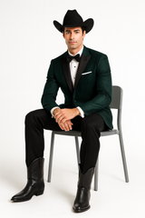western-suit-trajes-para-hombres-cowboy-formal-attire-trajes-de-novio-peak-lapel-single-breasted-green-suit