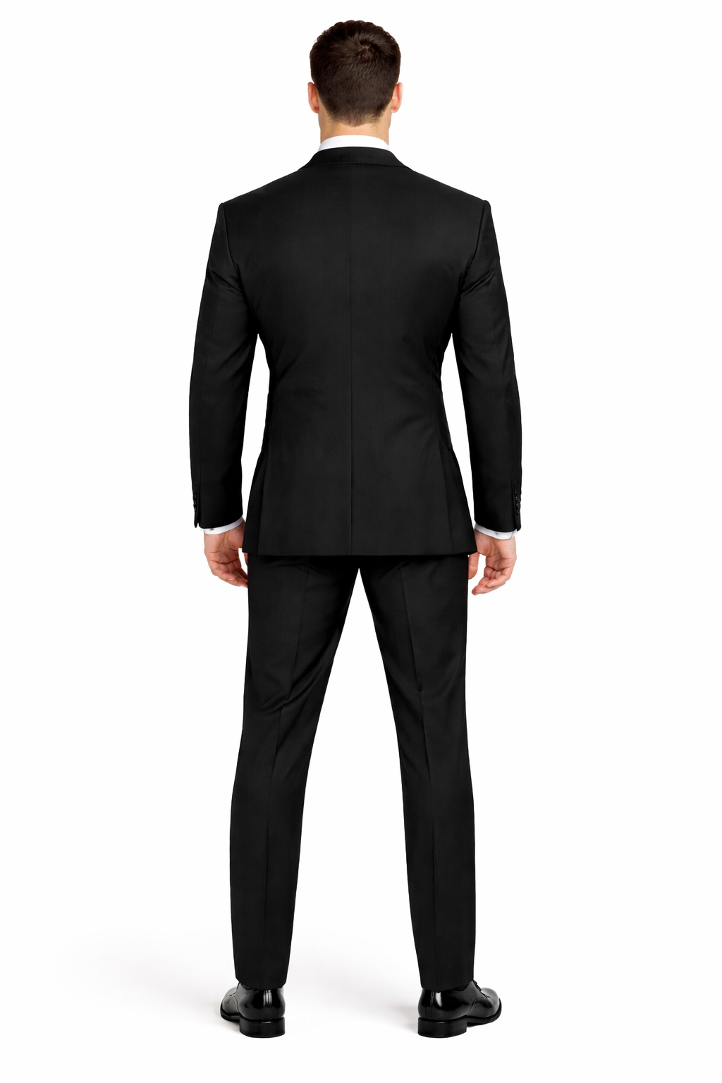 Western Suit - Trajes Para Hombres - Cowboy Formal Attire - Trajes De Novio - Shawl Lapel One Button Black Suit