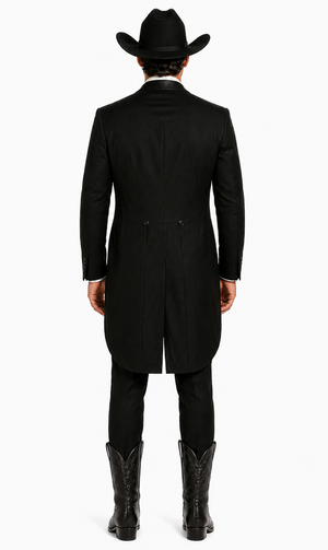 Western Suit - Trajes Para Hombres - Cowboy Formal Attires - Trajes De Novio - Black