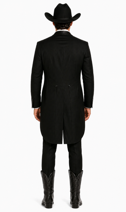 Western Suit - Trajes Para Hombres - Cowboy Formal Attires - Trajes De Novio - Black
