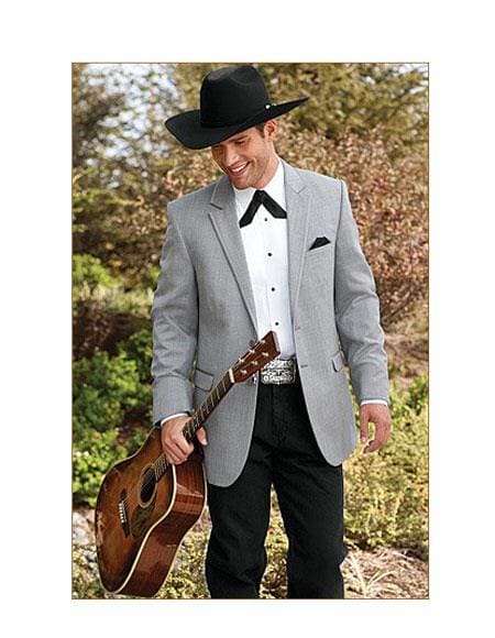 Western Suits For Wedding - Traje Para Hombre - Western Tuxedo - Cowboy Tuxedo Grey