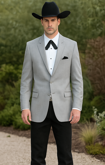 Western Suits For Wedding - Traje Para Hombre - Western Tuxedo - Cowboy Tuxedo Grey