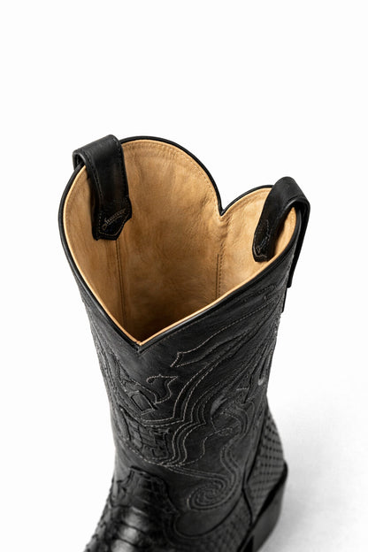 Men's Wild West Python Skin J Toe Boots 29957