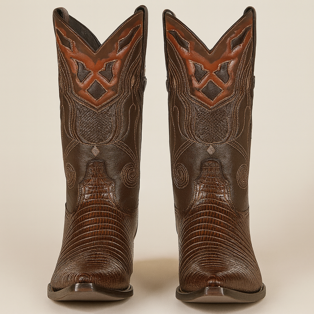 Men's Wild West Teju Lizard Skin 3X Toe Boots 29507