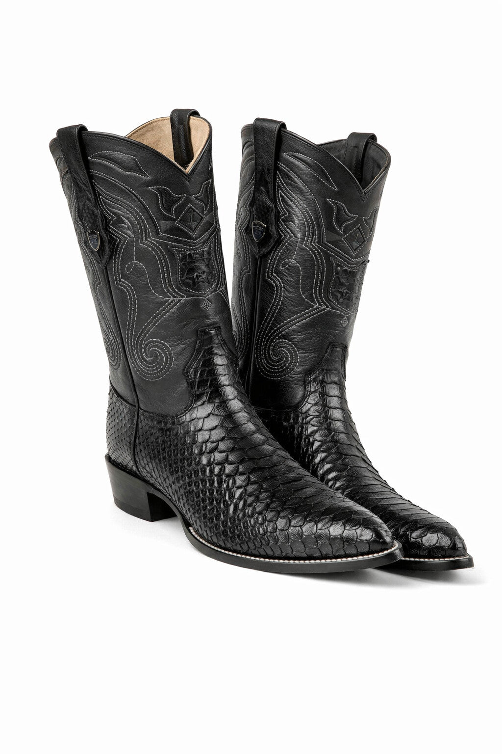 Men's Wild West Python Skin J Toe Boots 29957