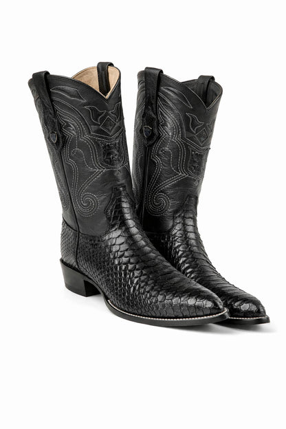 Men's Wild West Python Skin J Toe Boots 29957