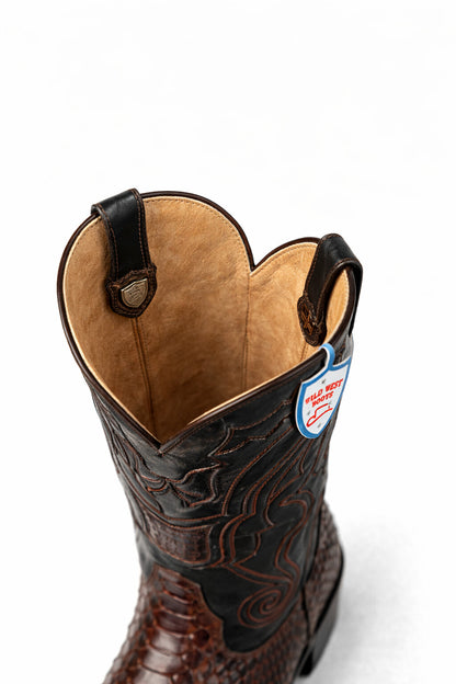 Men's Wild West Python Skin J Toe Boots 29957