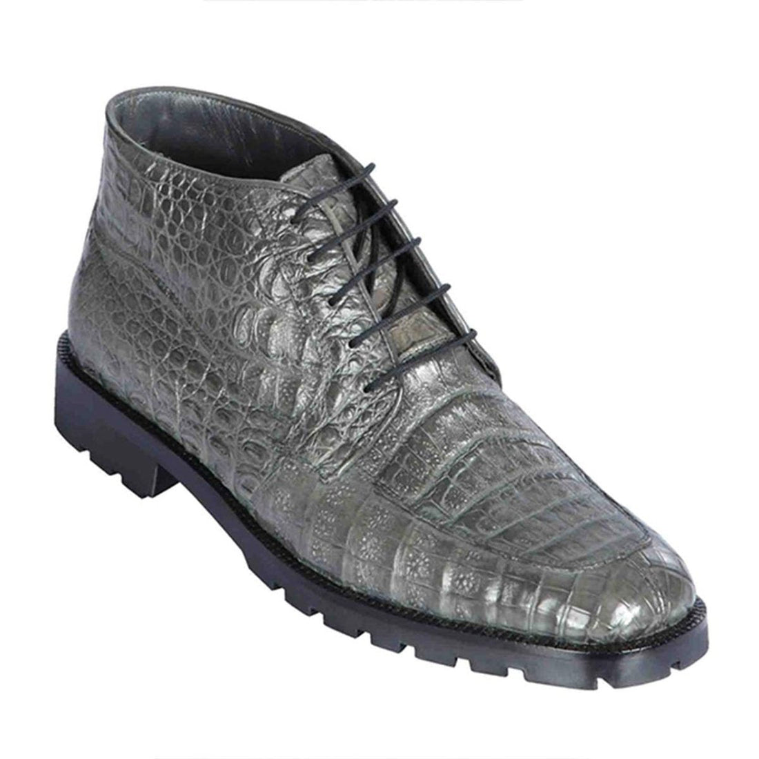Zapato Bot??n de Caiman Panza Color Gris LAB-ZA2068209