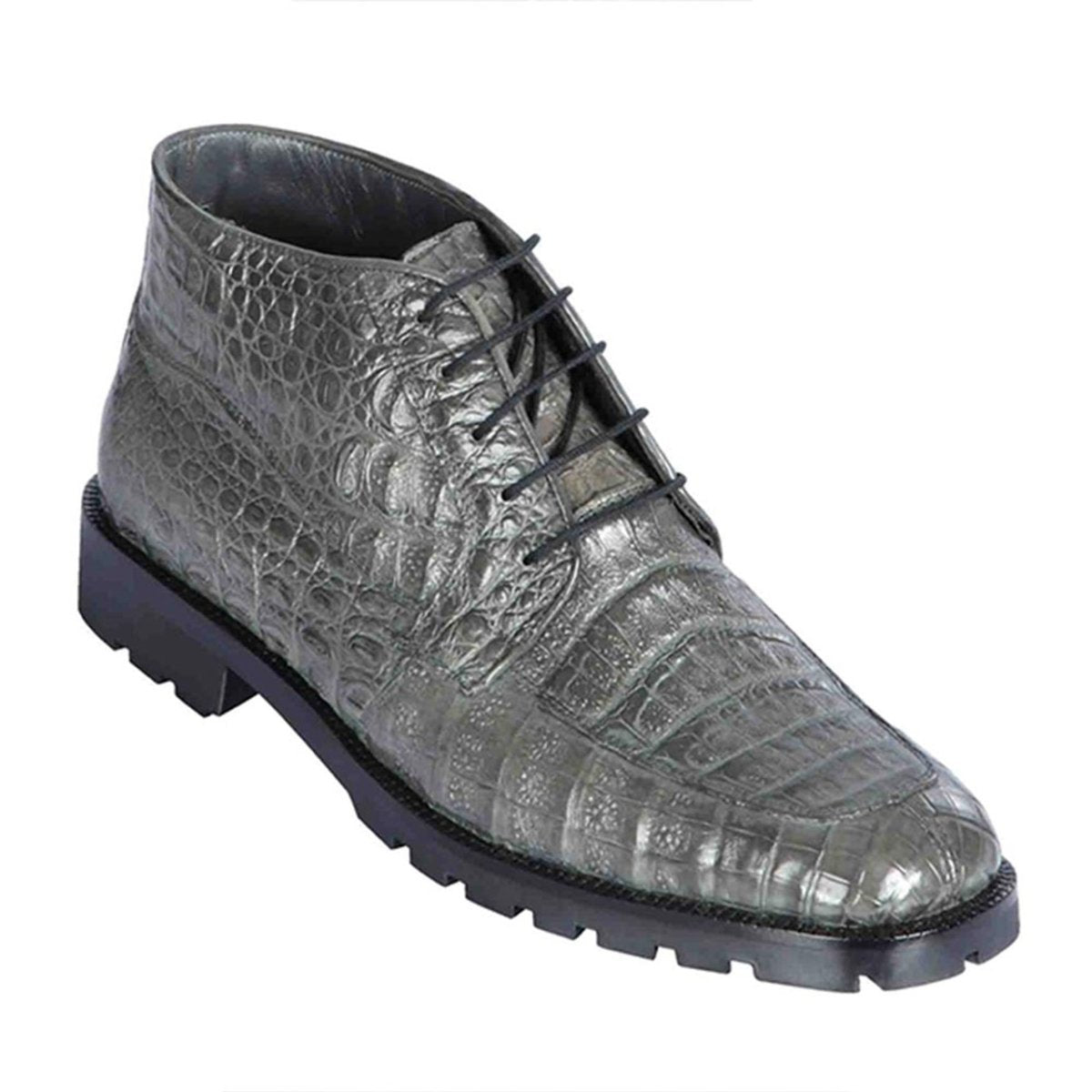 Zapato Bot??n de Caiman Panza Color Gris LAB-ZA2068209