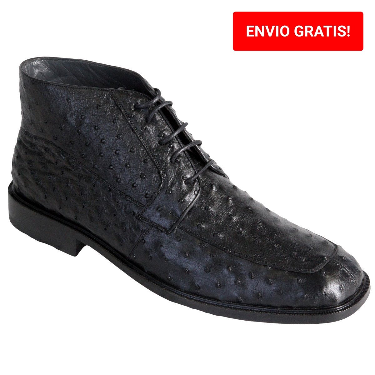 Zapato Bot??n Piel Avestruz LAB-ZA3060305