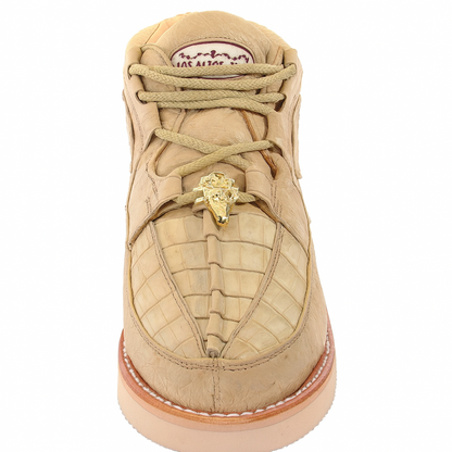 Zapato Caiman y Avestruz Panza LAB-ZA050211