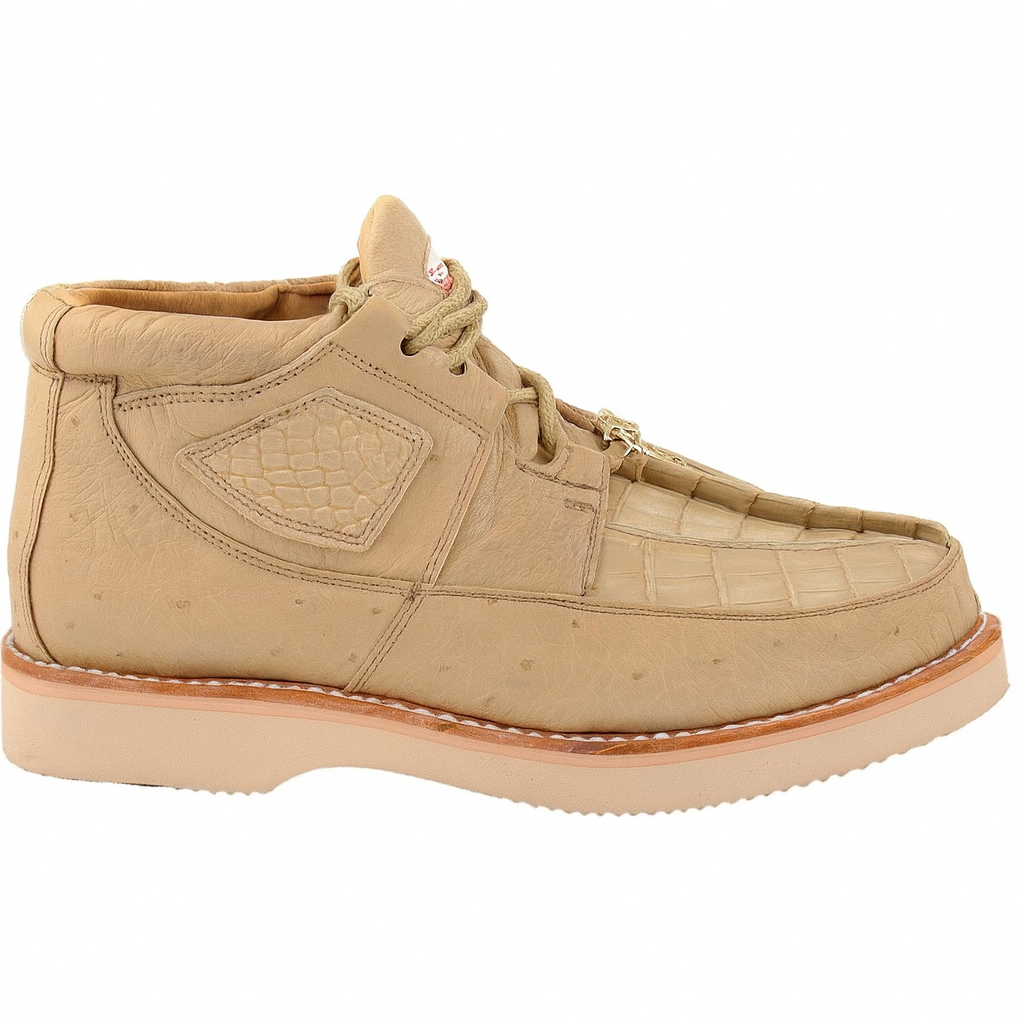 Zapato Caiman y Avestruz Panza LAB-ZA050211