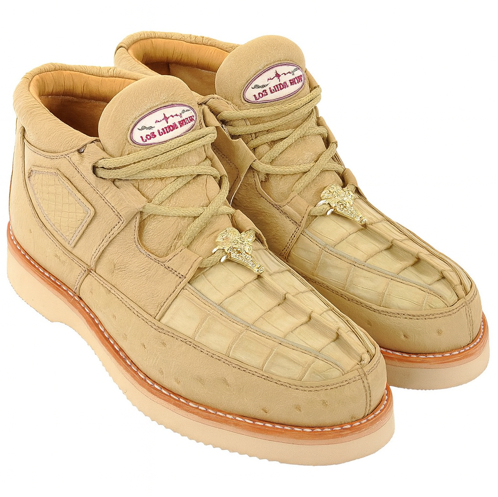 Zapato Caiman y Avestruz Panza LAB-ZA050211