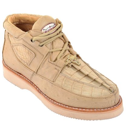 Zapato Caiman y Avestruz Panza LAB-ZA050211