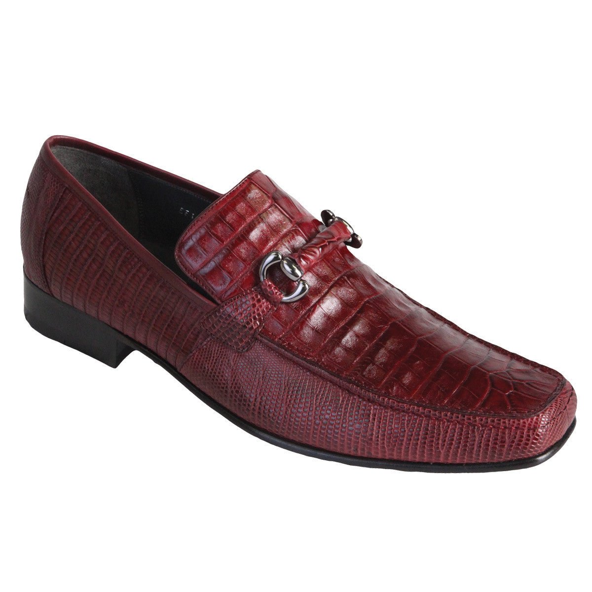 Zapato de Vestir Piel Caim?­n con Teju LAB-ZV103706