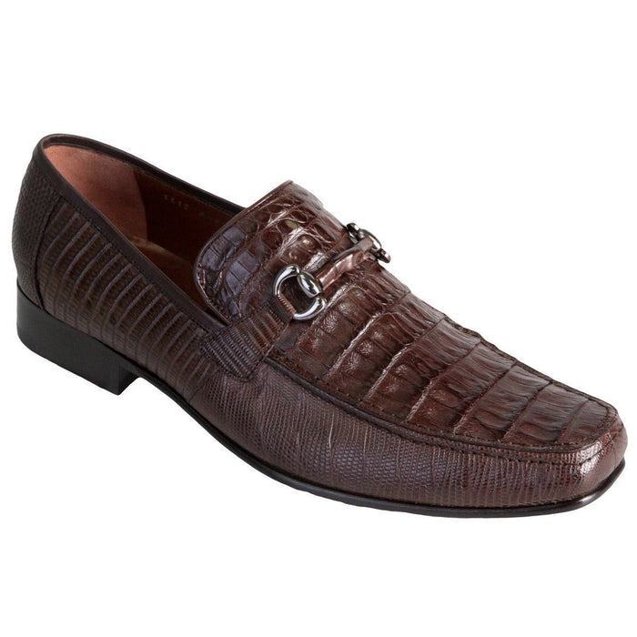 Zapato de Vestir Piel Caim?­n con Teju LAB-ZV103707