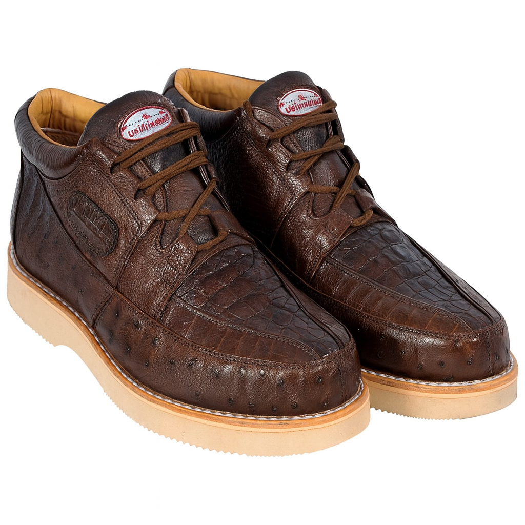 Zapato Piel Caiman y Avestruz LAB-ZA050207