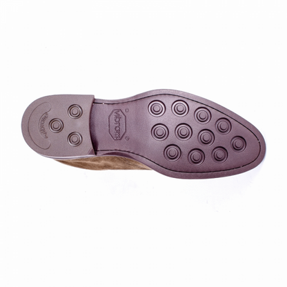 Zelli Marco Suede Chukka Boots in Olive | Versatile Lace-Up Style