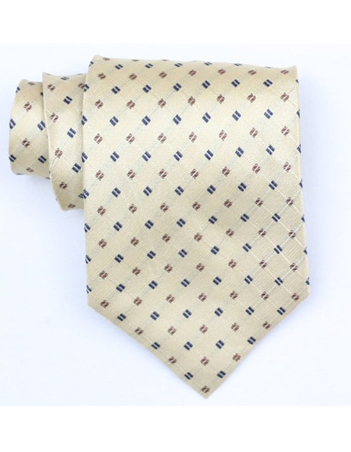 Tan Square Neck Tie - Men's Tuxedo USA