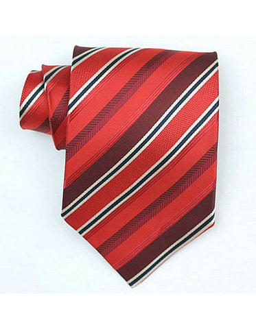 Red Stripe Neck Tie