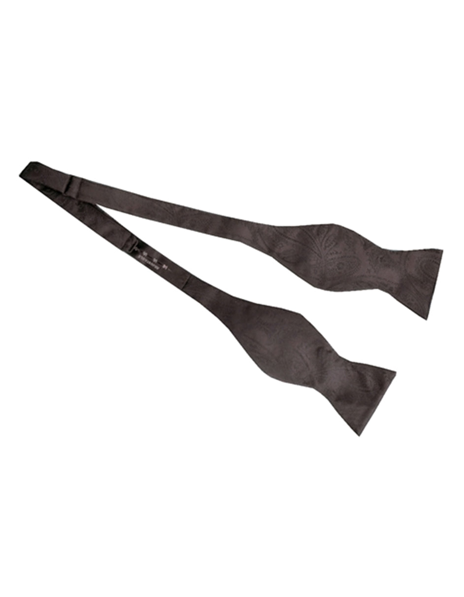 Charcoal Self-Tie Bow Tie Set
