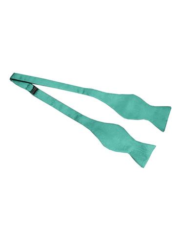 Mint Green Paisley Self-Tie Bow Tie