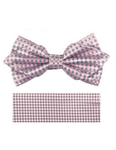Pink Dot Bow Tie Set
