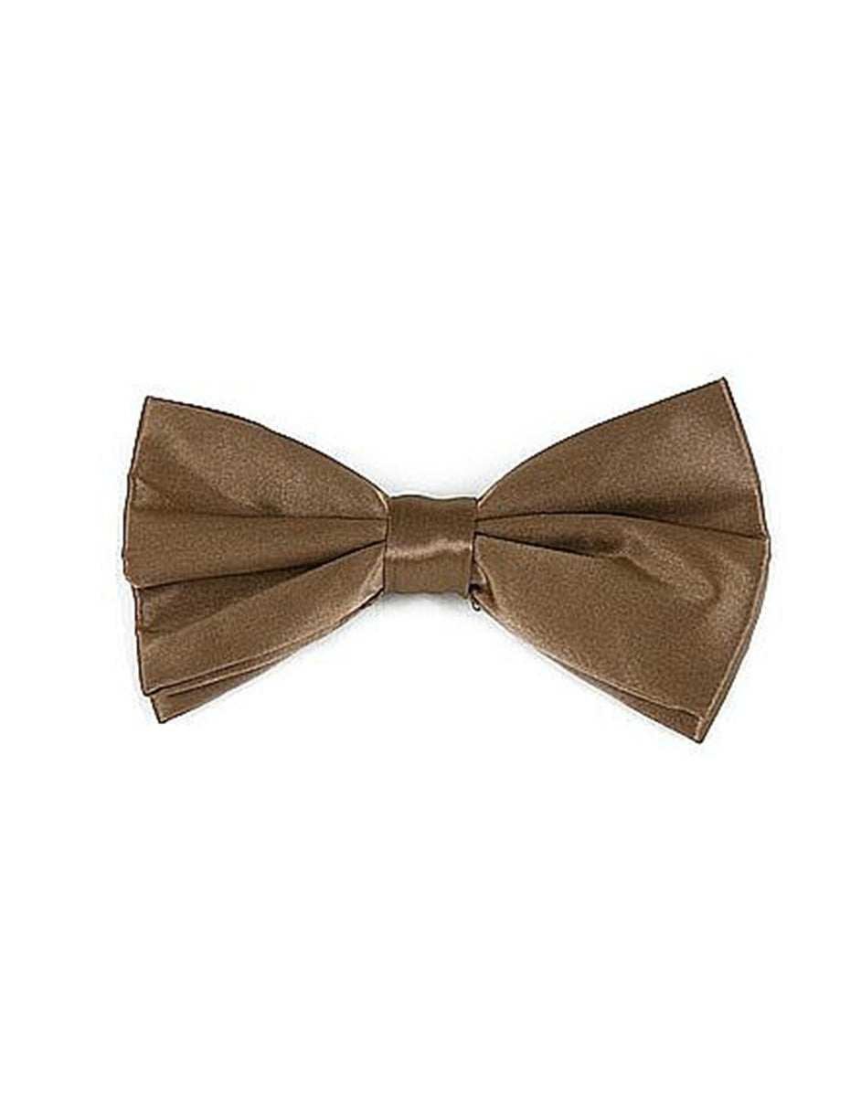 Brown Silk Bow Tie - Men's Tuxedo USA