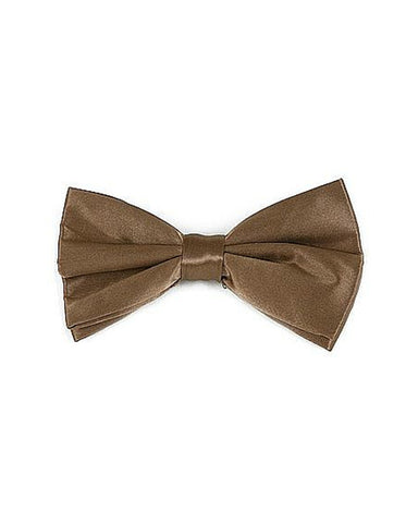 Brown Silk Bow Tie