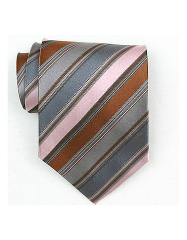 Brown & Pink Neck Tie