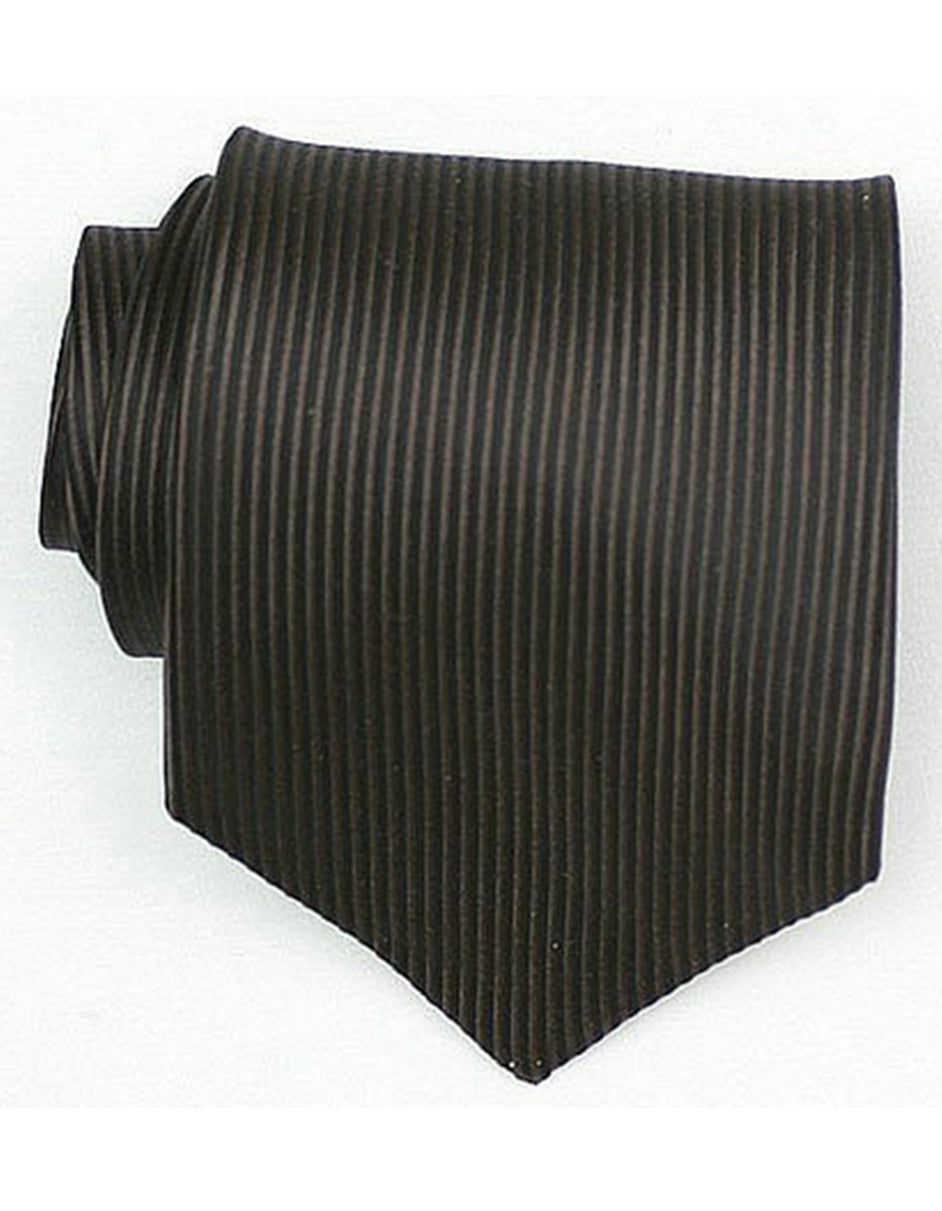 Black Vertical Stripe Neck Tie